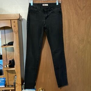 LEI Black Skinny Jeans Classic Style EUC